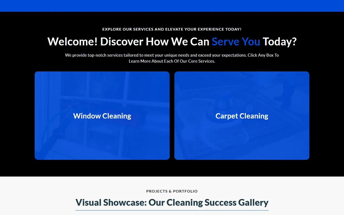 Galaxy Cleaning Services — main project visual