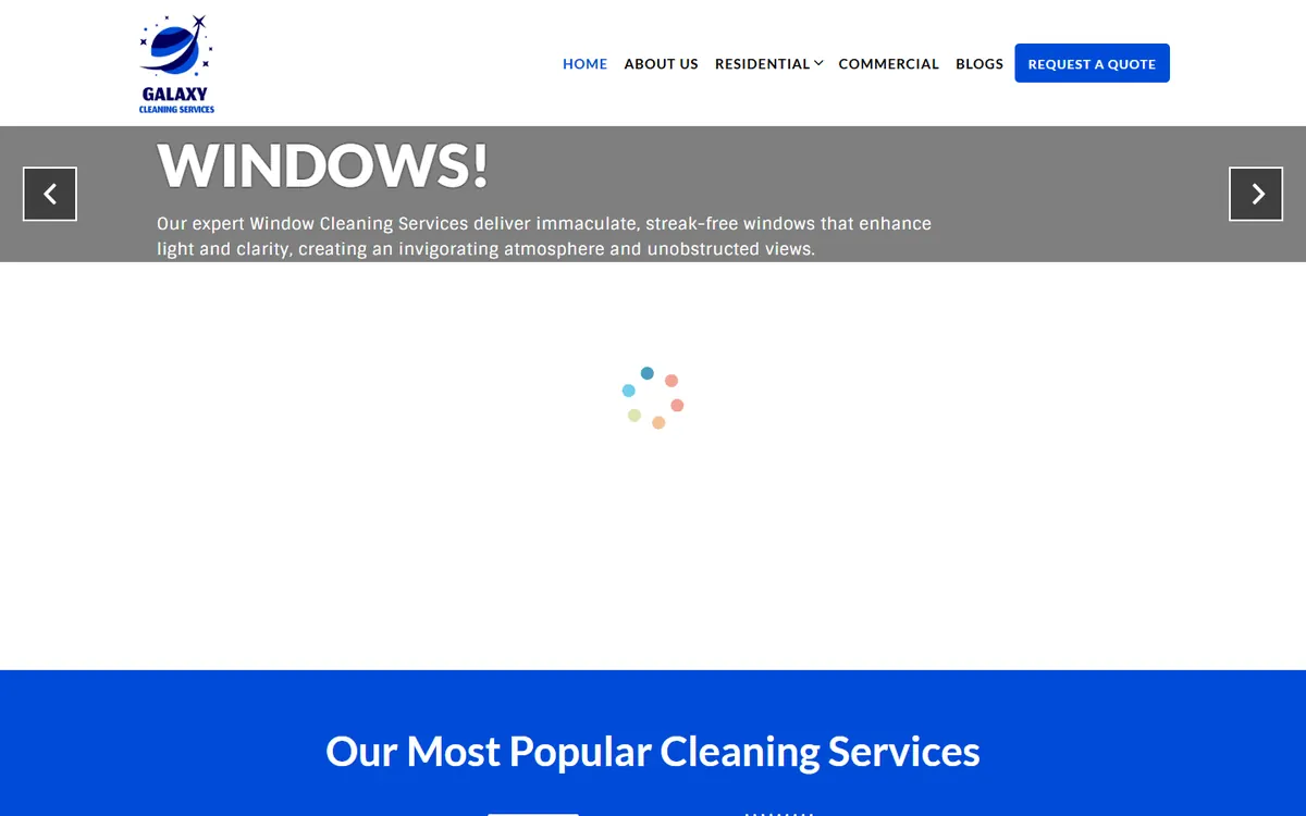 Galaxy Cleaning Services — detail