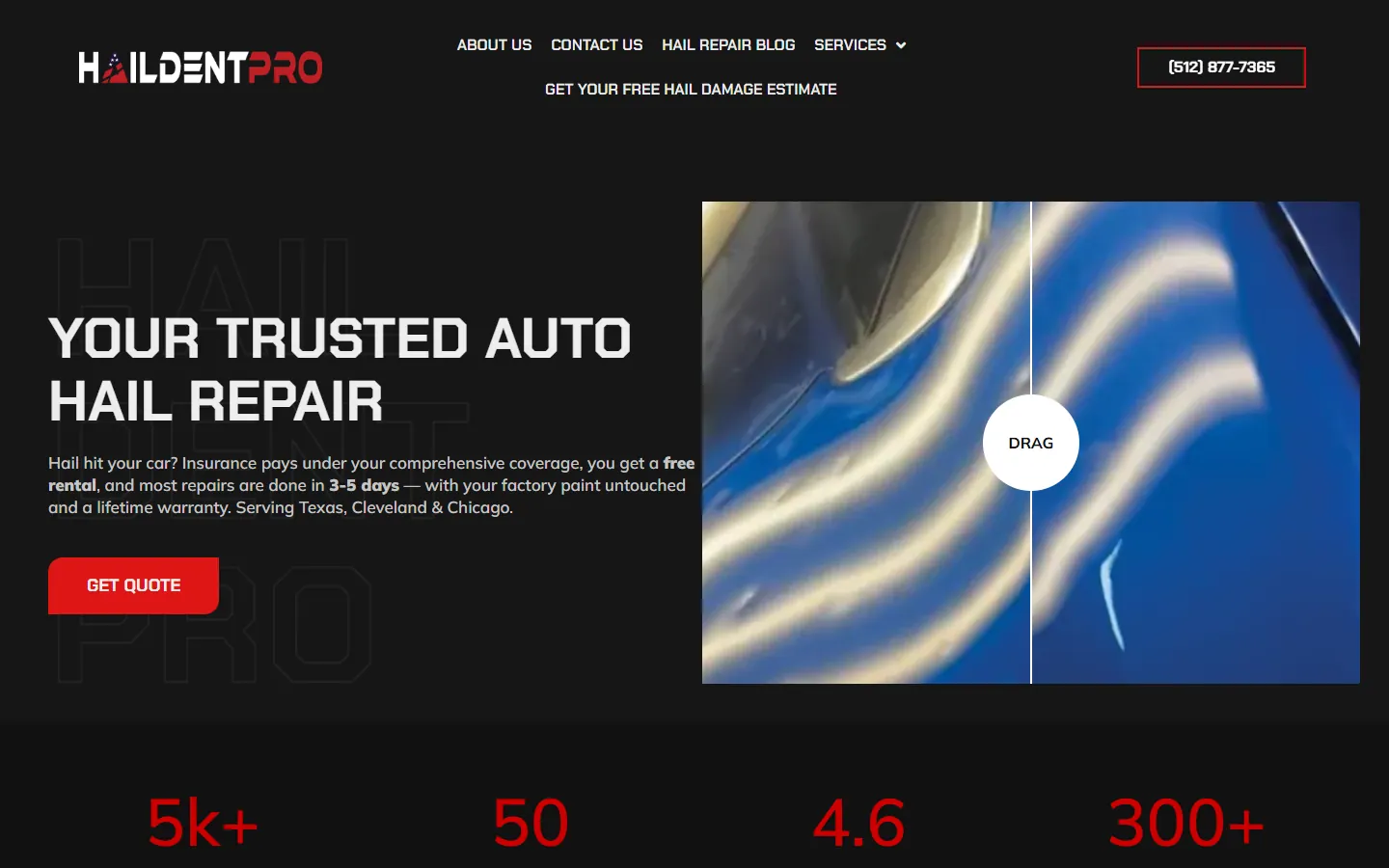 Hail Dent Pro — main project visual