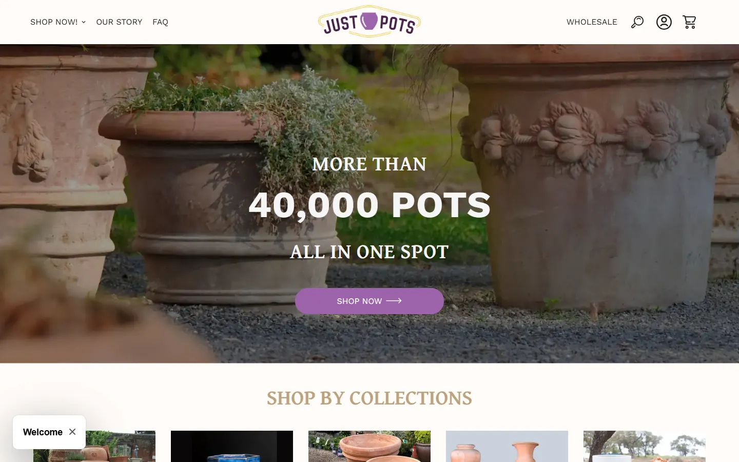 Just Pots — main project visual