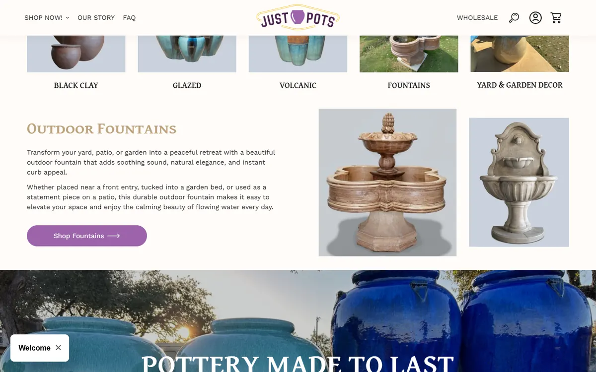 Just Pots — detail