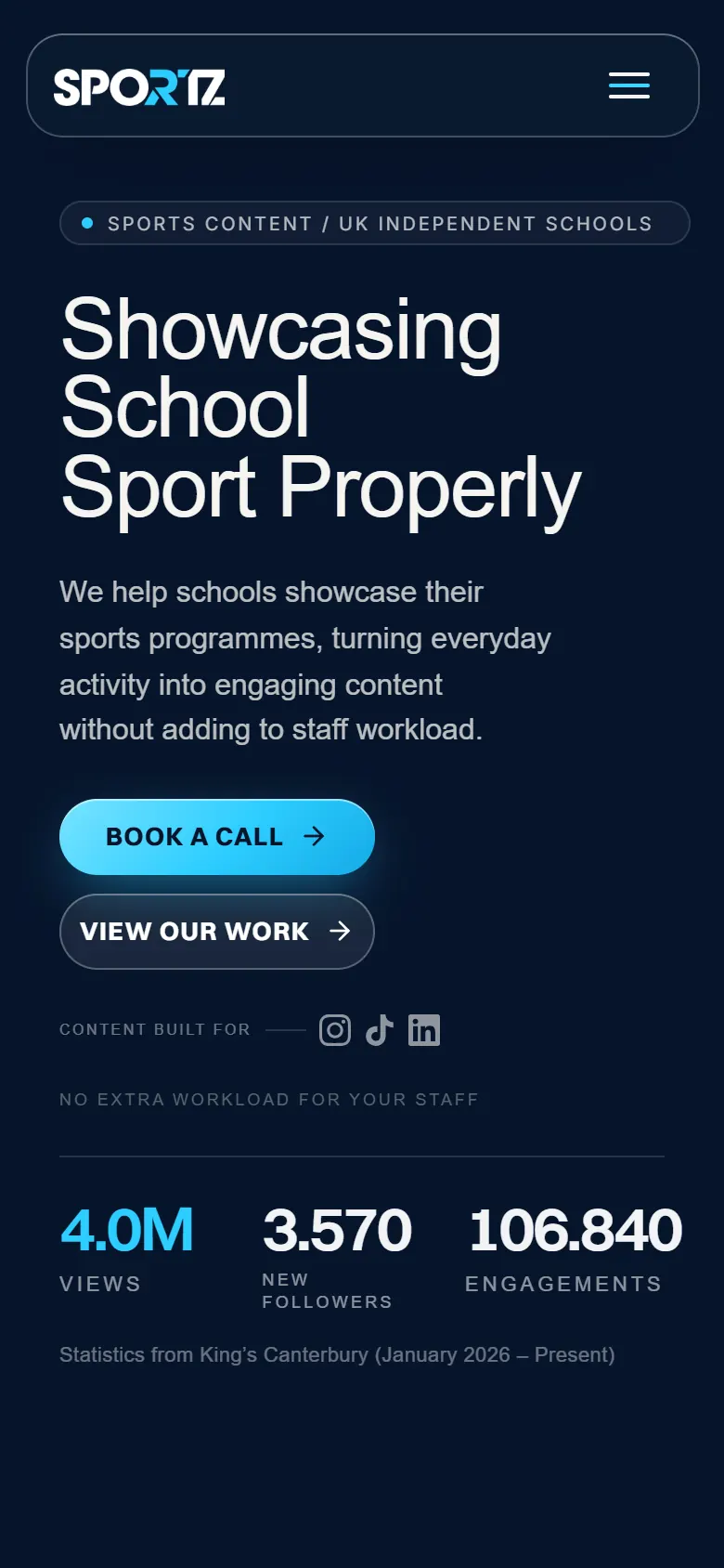 Sportz Media — detail