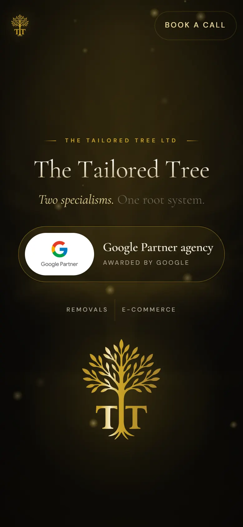 The Tailored Tree — detail